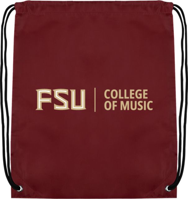 Florida State Drawstring Backpack College of Music - FSU - ONLINE ONLY