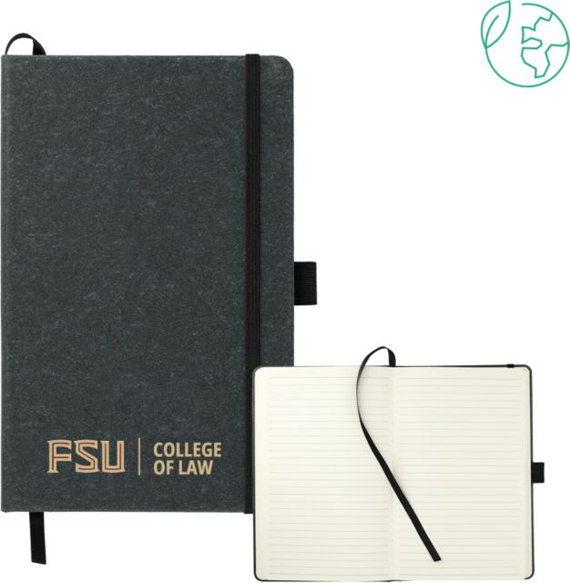 Florida State 5.5 x 8.5 FSC Mix Recycled Leather Bound Journal College of Law - FSU - ONLINE ONLY