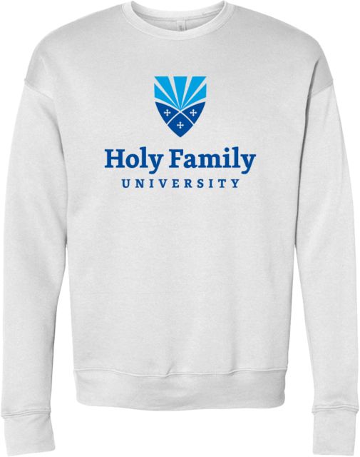 Holy Family Bella + Canvas Fleece Crew Holy Family Wordmark Stacked - ONLINE ONLY