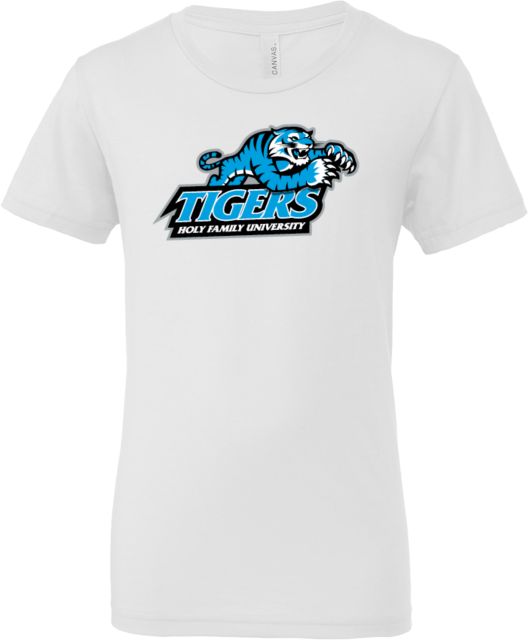Holy Family Bella + Canvas Youth Jersey T Shirt Tigers - Holy Family University - With Mascot - ONLINE ONLY