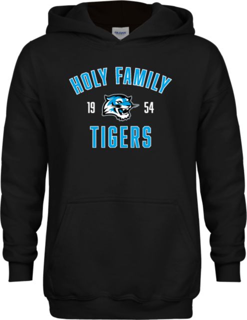 Holy Family Youth Fleece Hoodie Holy Family Tigers - With Mascot Head - ONLINE ONLY