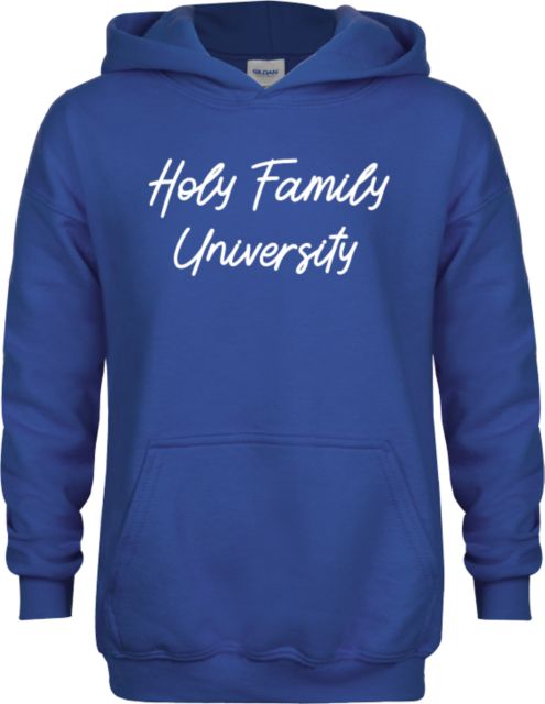 Holy Family Youth Fleece Hoodie Holy Family University - Script - ONLINE ONLY