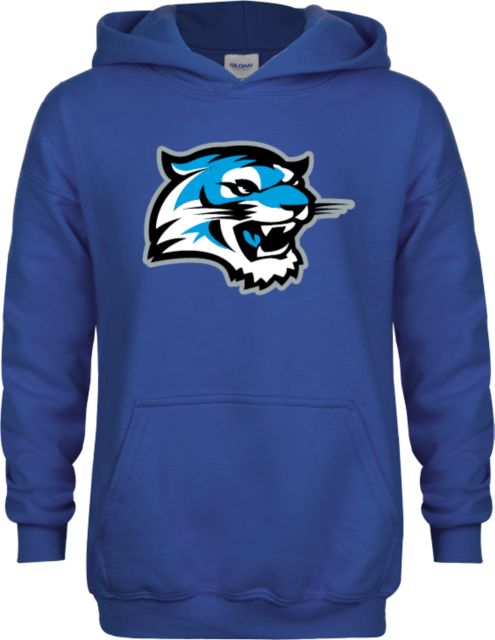 Holy Family Youth Fleece Hoodie Holy Family Mascot Head - ONLINE ONLY