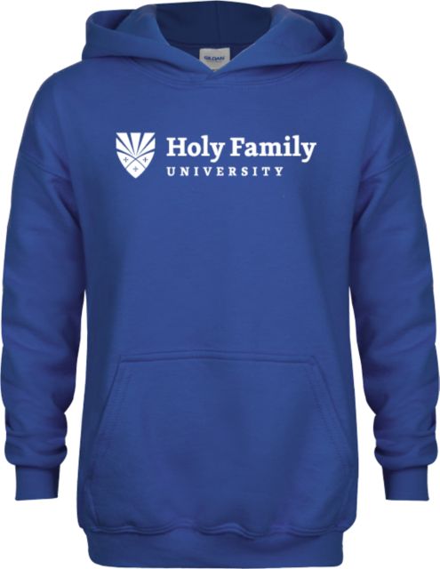 Holy Family Youth Fleece Hoodie Holy Family Wordmark Horizontal - ONLINE ONLY