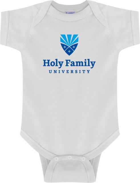Holy Family Infant Bodysuit Holy Family Wordmark Stacked - ONLINE ONLY