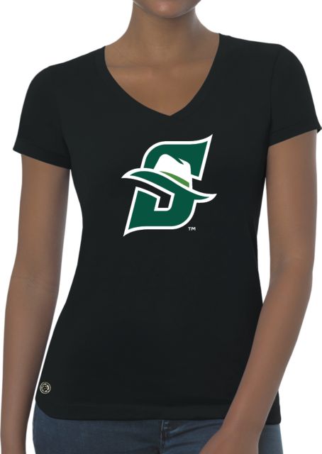 Stetson Fall Rush Ladies V Neck Tee S - ONLINE ONLY