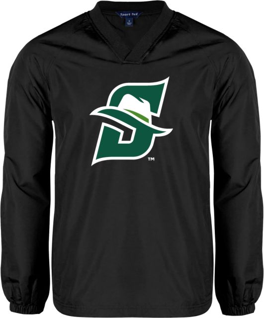 Stetson V Neck Raglan Windshirt Primary logo - ONLINE ONLY