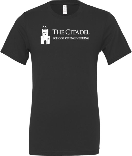 Citadel Bella + Canvas Jersey Cotton T Shirt The Citadel School of Engineering - ONLINE ONLY