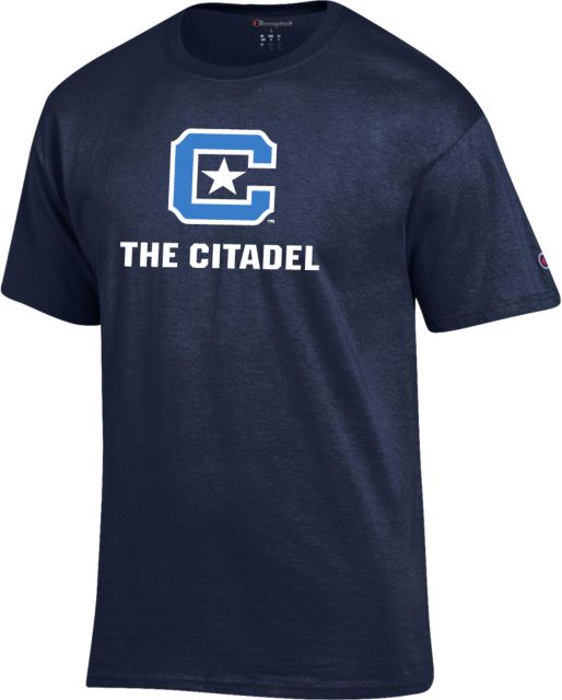 Citadel Champion T Shirt Primary Athletic Mark - ONLINE ONLY
