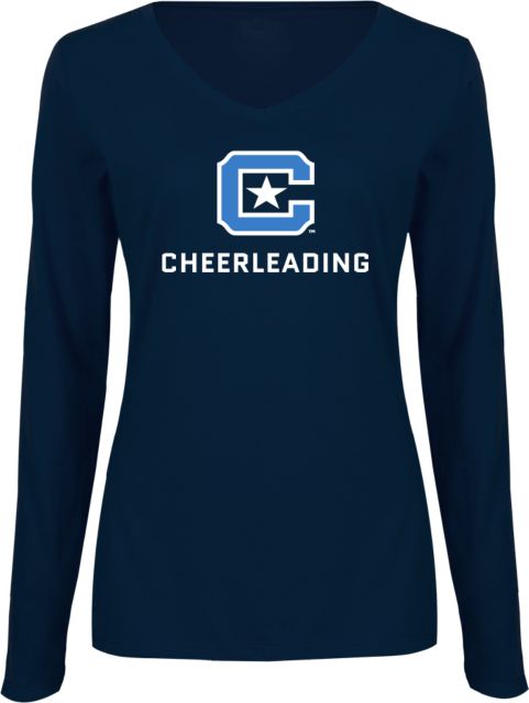 Citadel Ladies Long Sleeve V Neck Tee Cheerleading - ONLINE ONLY