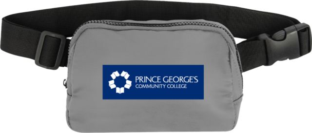 Prince George Anywhere Belt Bag Prince Georges Community College Logo - ONLINE ONLY