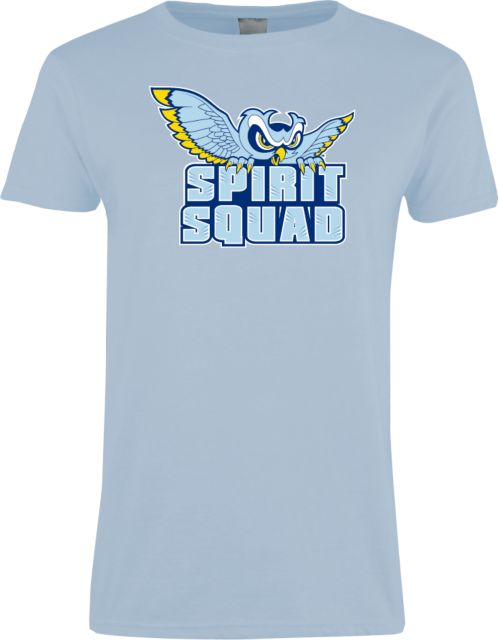 Prince George Womens Light Short Sleeve Tee Owls Spirit Squad - ONLINE ONLY