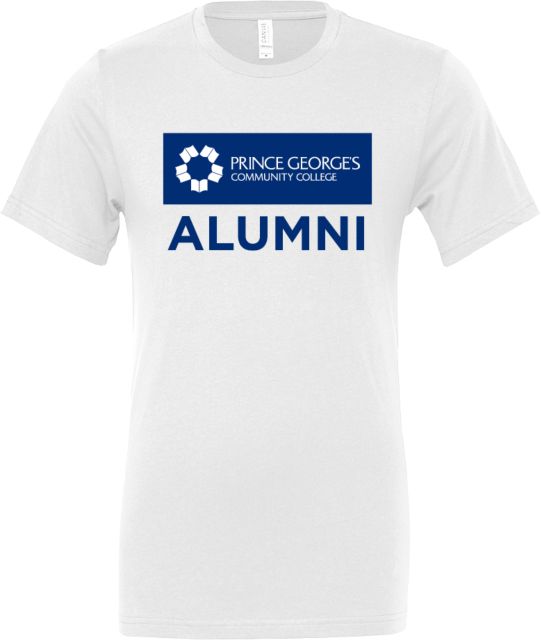 Prince George Bella + Canvas Jersey Cotton T Shirt Prince Georges Community College Alumni - ONLINE ONLY
