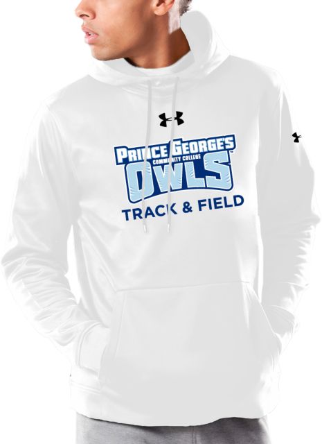 Prince George Under Armour Armour Fleece Hoodie Prince Georges Community College Owls Track and Field - ONLINE ONLY