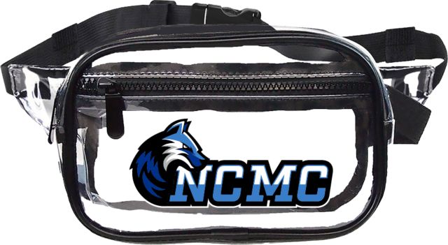 North Central Michigan Clear Fanny Pack NCMC with Mascot - ONLINE ONLY