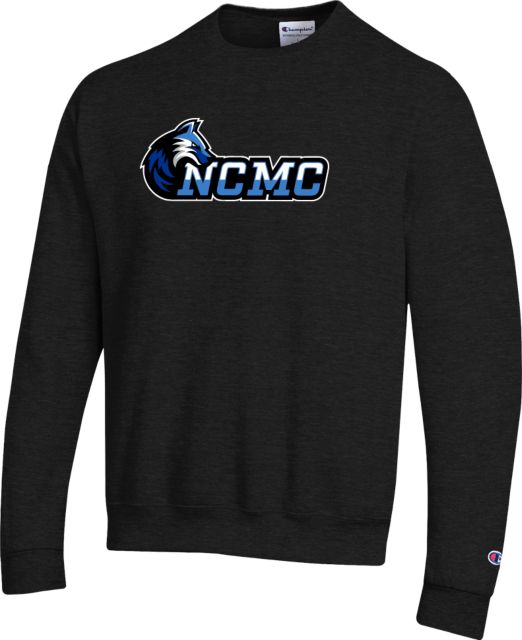 North Central Michigan Champion Fleece Crew NCMC with Mascot - ONLINE ONLY