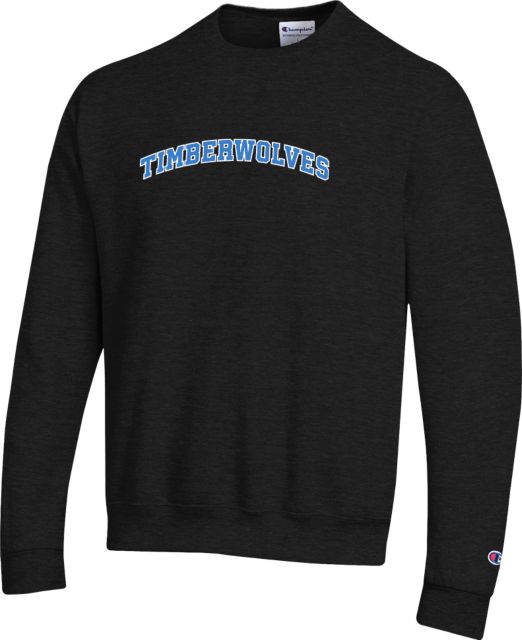 North Central Michigan Champion Fleece Crew Arched Timberwolves - ONLINE ONLY
