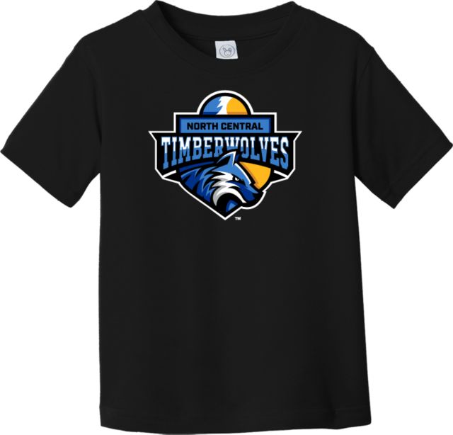 North Central Michigan Toddler T Shirt North Central Michigan College Timberwolves - ONLINE ONLY