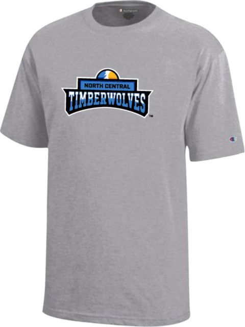 North Central Michigan Champion Youth Short Sleeve Tee North Central Timberwolves - ONLINE ONLY