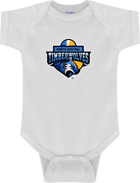 North Central Michigan Infant Bodysuit North Central Michigan College Timberwolves - ONLINE ONLY
