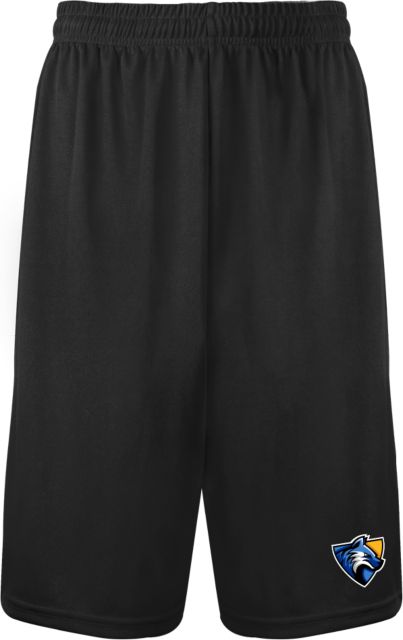 North Central Michigan Performance Classic 9 Inch Short NCMC Mascot Shield - ONLINE ONLY