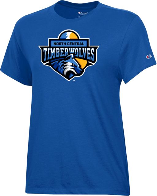 North Central Michigan Champion Womens Core Short Sleeve Tee North Central Michigan College Timberwolves - ONLINE ONLY