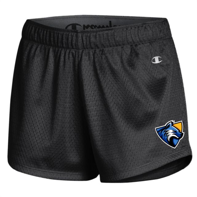 North Central Michigan Champion Womens Mesh Short NCMC Mascot Shield - ONLINE ONLY