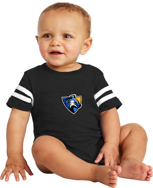 North Central Michigan Vintage Jersey Bodysuit NCMC Mascot Shield - ONLINE ONLY