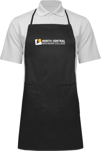 North Central Michigan Full Length Apron North Central Michigan College Flat - ONLINE ONLY