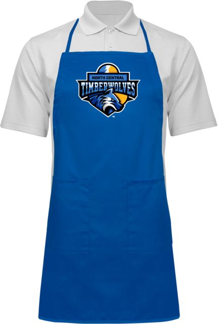 North Central Michigan Full Length Apron North Central Michigan College Timberwolves - ONLINE ONLY