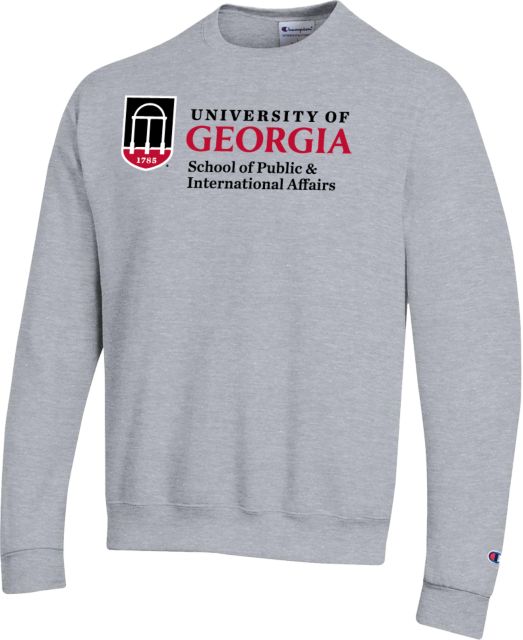 Georgia Champion Fleece Crew UGA - School of Public and International Affairs - ONLINE ONLY