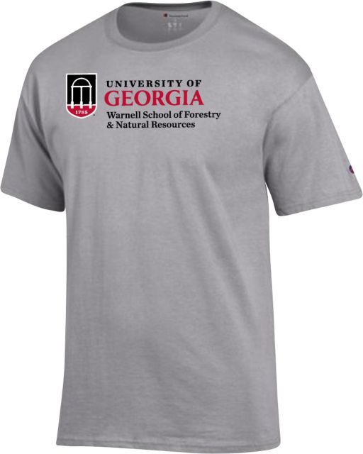 Georgia Champion Oxford T Shirt UGA - Warnell School of Forestry and Natural Resources - ONLINE ONLY