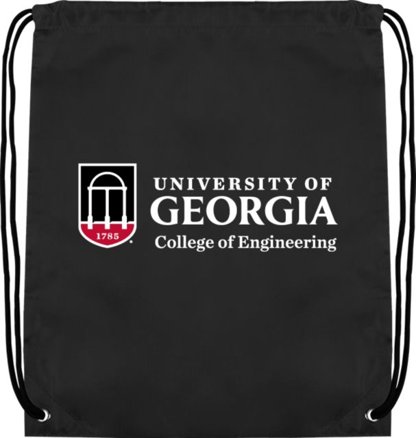 Georgia Drawstring Backpack UGA - College of Engineering - ONLINE ONLY