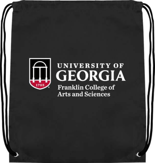 Georgia Drawstring Backpack UGA - Franklin College of Arts and Sciences - ONLINE ONLY