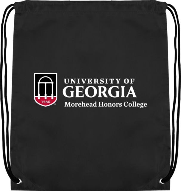 Georgia Drawstring Backpack UGA - Morehead Honors College - ONLINE ONLY