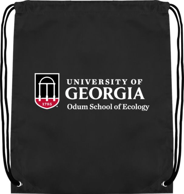 Georgia Drawstring Backpack UGA - Odum School of Ecology - ONLINE ONLY