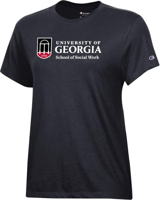 Georgia Champion Womens Core Short Sleeve Tee UGA - School of Social Work - ONLINE ONLY