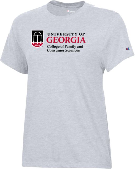 Georgia Champion Womens Core Short Sleeve Tee UGA - College of Family and Consumer Sciences - ONLINE ONLY