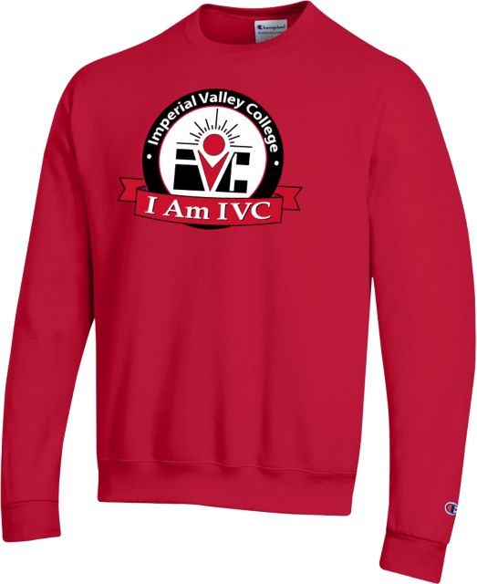 Imperial Valley Champion Fleece Crew IVC - I Am IVC Seal - ONLINE ONLY