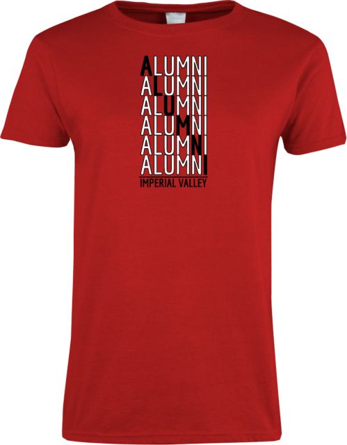 Imperial Valley Womens Short Sleeve Tee IVC - Alumni Repeat Stacked - ONLINE ONLY