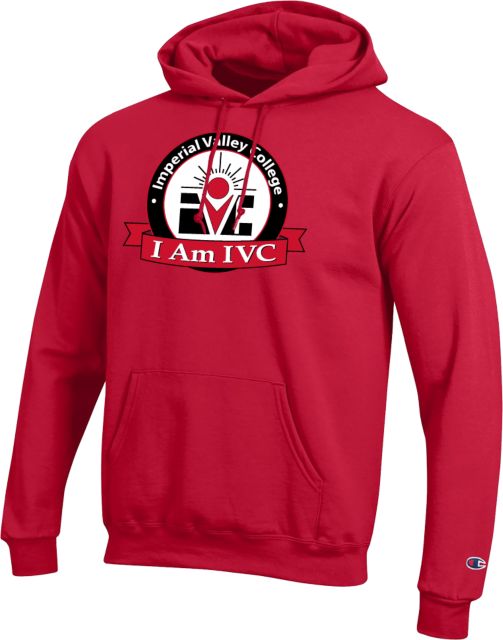 Imperial Valley Champion Fleece Hoodie IVC - I Am IVC Seal - ONLINE ONLY