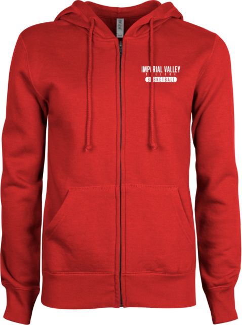 Imperial Valley ENZA Womens Fleece Full Zip Hoodie IVC - Basketball - ONLINE ONLY