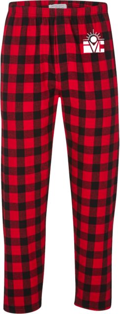 Imperial Valley Boxercraft Red/Black Buffalo Unisex Flannel Pajama Pant IVC Logo - ONLINE ONLY