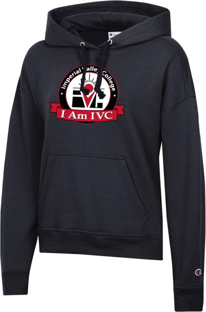 Imperial Valley Champion Womens Powerblend Pullover Hood IVC - I Am IVC Seal - ONLINE ONLY