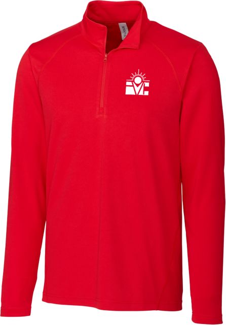 Imperial Valley C&B Clique Ice Pique Half Zip IVC Logo - ONLINE ONLY