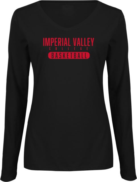 Imperial Valley Womens Long Sleeve V Neck Tee  IVC - Basketball - ONLINE ONLY