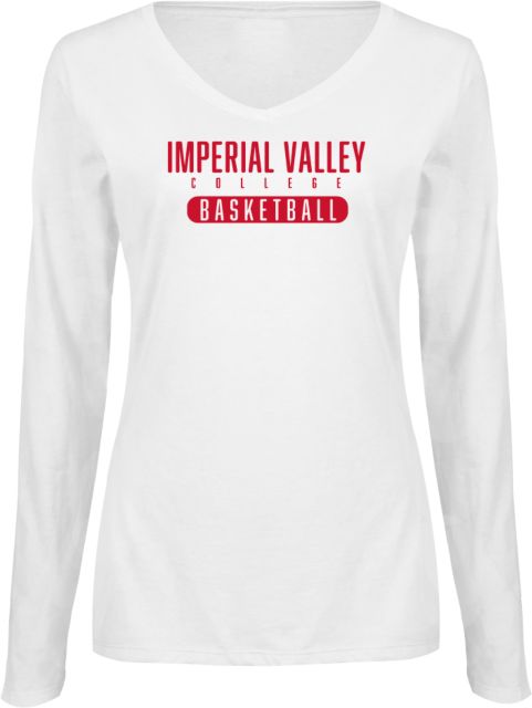 Imperial Valley Womens Long Sleeve V Neck Tee  IVC - Basketball - ONLINE ONLY