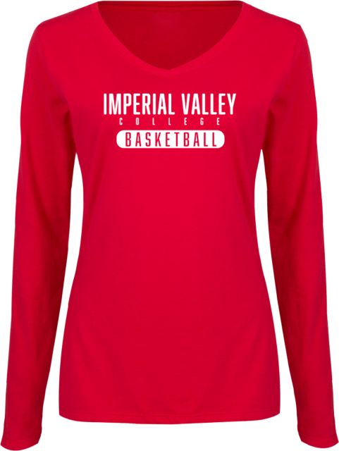 Imperial Valley Womens Long Sleeve V Neck Tee  IVC - Basketball - ONLINE ONLY