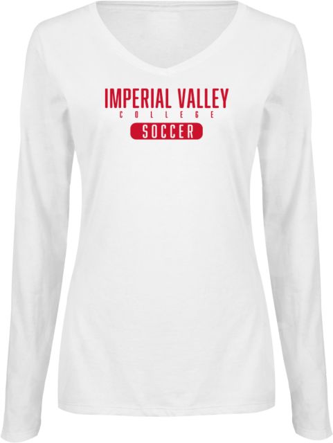 Imperial Valley Womens Long Sleeve V Neck Tee  IVC - Soccer - ONLINE ONLY
