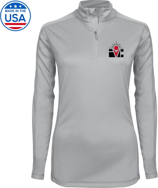 Imperial Valley Syntrel Womens Platinum Interlock 1/4 Zip IVC Logo - ONLINE ONLY